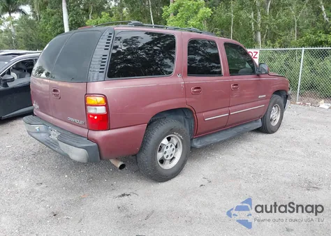 2001 Chevrolet Tahoe Lt z USA, uszkodzony, nr VIN 1GNEC13TX1J205658